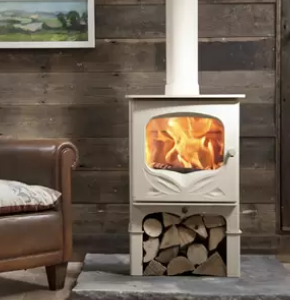 poele en fonte haut rendement design